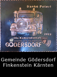                                                            
                     
 Kupferbild                                 
  Gemeindewappen Kärnten            
  Gemeinde Gödersdorf  Finkenstein 
                              
   Bezirk    Klagenfurt-Land                                                                 jedes Bild ein "Unikat"
 Kupferrelief  Handarbeit