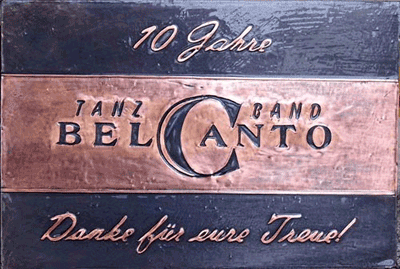        Musikgruppe Belcanto    	           	                  	                   	                                           	                                                                             
                                                                          Kupferrelief 
als besonderes Geschenk
  jedes Bild ein "Unikat"
          Handarbeit 