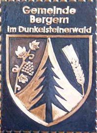              Kupferbild                   Gemeindewappen 
                
Gemeinde  Bergern im Dunkelsteinerwald
                 
Krems-Land                                 Niederösterreich                                                                                               jedes Bild ein "Unikat"
 Kupferrelief  Handarbeit