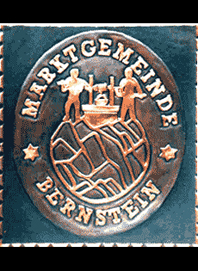              Kupferbild                    Gemeindewappen                  Gemeinde   Bernstein                                                                                                                 jedes Bild ein "Unikat"
 Kupferrelief  Handarbeit