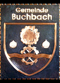              Kupferbild                   Gemeindewappen                  Gemeinde                                    Buchbach                                                                                            jedes Bild ein "Unikat"
 Kupferrelief  Handarbeit
