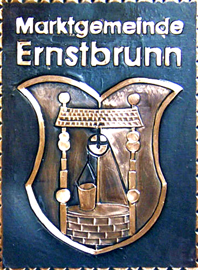                   Kupferbild                                   Gemeindewappen                           Gemeinde  Ernstbrunn                                                                   jedes Bild ein "Unikat"
 Kupferrelief  Handarbeit