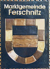                      Kupferbild                                     Gemeindewappen 
                    
Marktgemeinde  Ferschnitz                          
Bezirk Amstetten
                                  
Niederösterreich 
                                                                     jedes Bild ein "Unikat"
 Kupferrelief  Handarbeit