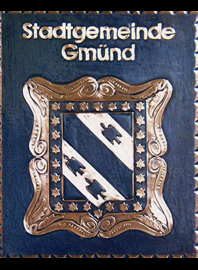            Kupferbild            Gemeindewappen            Ulrichskirchen-Schleinbach 
Niederösterreich                                                             jedes Bild ein "Unikat"
 Kupferrelief  Handarbeit