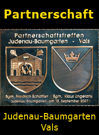                                             
                       
Gemeindepartnerschaft                                  
Marktgemeinde 
                       
Judenau Baumgarten Bezirk Tulln               Niederösterreich                        Vals   Bezirk Innsbruck Land in Tirol
                                   

                                  
              
                                                       jedes Bild ein "Unikat"
 Kupferrelief  Handarbeit