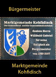      Gemeindewappen             
Marktgemeinde Kohfidisch                                                                                  jedes Bild ein "Unikat"
 Kupferrelief  Handarbeit