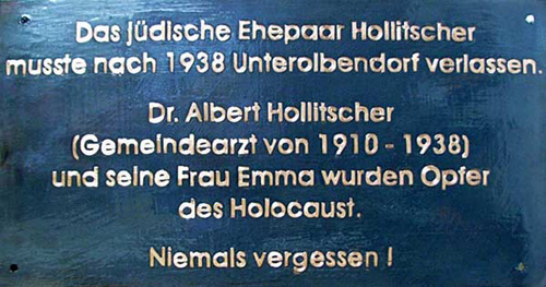 	Erinnerung        Hollitscher Unterolberndorf
   niemals vergessen                   	                                                        
                                                                          Kupferrelief 
als besonderes Geschenk
  jedes Bild ein "Unikat"
          Handarbeit 