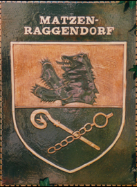                                                                    
Gemeindewappen
               
 Wappen Matzen Raggendorf    
Bezirk  Gänserndorf           
Niederösterreich                                   
 

                                                            jedes Bild ein "Unikat"
 Kupferrelief  Handarbeit