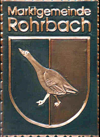                                                                              
Gemeindewappen
                
          
 Gemeinde    Rohrbach       
                     
 Bezirk Mattersburg                                   Burgenland                  
                
                                                                                                                                                                                                                         
jedes Bild ein "Unikat"            
  Kupferrelief  Handarbeit