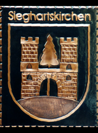                                                                    
Gemeindewappen
               

Marktgemeinde Sieghartskirchen    
Bezirk Tulln           
Niederösterreich                                   
 

                                                            jedes Bild ein "Unikat"
 Kupferrelief  Handarbeit