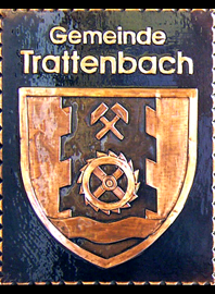                                                                              Gemeindewappen                                 
Gemeinde Trattenbach                 
Bezirk                                                                                   
                          
jedes Bild ein "Unikat"
 Kupferrelief  Handarbeit