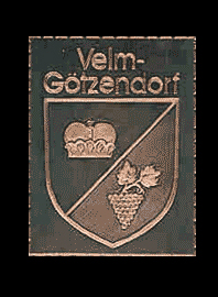                                                                          
 Gemeindewappen   
                              
Gemeinde  
                                  
Velm - Götzendorf                               
Bezirk Gänserndorf                    
  Niederösterreich Mostviertel                                
                       
	                                                                  jedes Bild ein "Unikat"
 Kupferrelief  Handarbeit