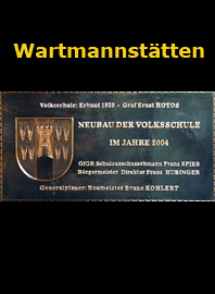                                                                              Gemeindewappen         
          
  Marktgemeinde  Wartmannstetten                    Bezirk Neunkirchen                                                                                                                                                                                                               
jedes Bild ein "Unikat"            
  Kupferrelief  Handarbeit