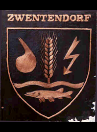                                                                             Gemeindewappen 
                        
  Zwentendorf an der Donau                         Niederösterreich                                                                                     
jedes Bild ein "Unikat"            
  Kupferrelief  Handarbeit