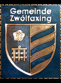                                                                             Gemeindewappen 
                            
Gemeinde Zwölfaxing                             Niederösterreich                                                                                   
jedes Bild ein "Unikat"            
  Kupferrelief  Handarbeit