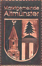   Gemeindewappen                  
 Marktgemeinde
Altmünster           Bezirk Gmunden 
                 
    Oberösterreich 
                   
	                 
	Kupferbild                          jedes Bild ein "Unikat"
 Kupferrelief  Handarbeit