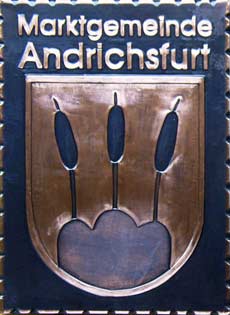 Andrichsfurt   Gemeindewappen Kupferbild 