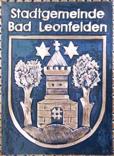 Bad-Leonfelden   Gemeindewappen Kupferbild 