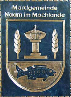 Naarn   Gemeindewappen Kupferbild 