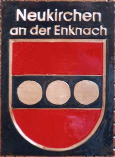 Neukirchen   Gemeindewappen Kupferbild 