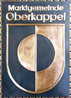 Oberkappel   Gemeindewappen Kupferbild 