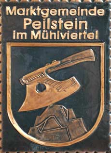 Peilstein   Gemeindewappen Kupferbild 