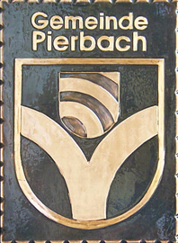                                                                    
Gemeindewappen                      
 Pierbach   Oberösterreich 
                             
  
                                
    Bezirk  	Freistadt                             
  Oberösterreich                                                                           jedes Bild ein "Unikat"
 Kupferrelief  Handarbeit