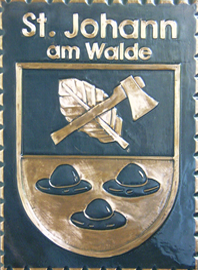      
 
               Gemeindewappen                     
Gemeinde St. Johann am Walde

             
            
     
 Bezirk Braunau   
                             
  Oberösterreich 
                   
	                 
	Kupferbild                          jedes Bild ein "Unikat"
 Kupferrelief  Handarbeit