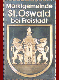      
 
               Gemeindewappen                     
Gemeinde  Marktgemeinde
St. Oswald bei Freistadt

             
            
     
 Bezirk Freistadt   
                             
  Oberösterreich 
                   
	                 
	Kupferbild                          jedes Bild ein "Unikat"
 Kupferrelief  Handarbeit