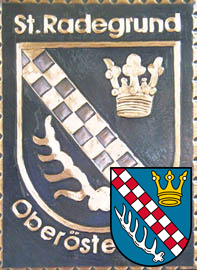      
 
               Gemeindewappen                     
Gemeinde Marktgemeinde
Gemeinde St. Radegund

             
            
     
 Bezirk Braunau   
                             
  Oberösterreich 
                   
	                 
	Kupferbild                          jedes Bild ein "Unikat"
 Kupferrelief  Handarbeit