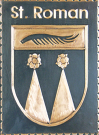      
 
               Gemeindewappen                     
Gemeinde Marktgemeinde
Gemeinde Sankt 
St. Roman 

             
            
     
 Bezirk Schärding   
                             
  Oberösterreich 
                   
	                 
	Kupferbild                          jedes Bild ein "Unikat"
 Kupferrelief  Handarbeit