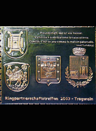                                                                      Ringpartnertreffen  Obersterreich                        
 Gemeinde Tragwein                  
                                      
                                                                         Kupferrelief 
als besonderes Geschenk
  jedes Bild ein "Unikat"
          Handarbeit 