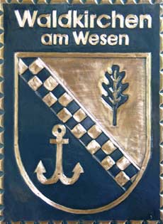 Waldkichen   Gemeindewappen Kupferbild 