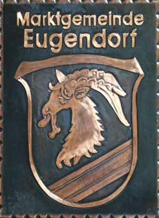 Kupferbild Wappen Eugendorf