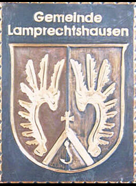                                                                   
Gemeindewappen                      
Gemeinde Lamprechtshausen
                               Bezirk              
            
 Salzburg                                                                               jedes Bild ein "Unikat"
 Kupferrelief  Handarbeit