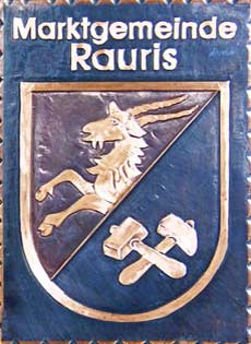 Kupferbild Wappen Rauris