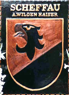 Kupferbild Wappen Scheffau