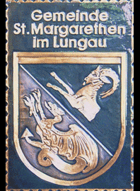                
 Kupferbild                        
  Gemeindewappen                
 Sankt  Margarethen im Lungau
                      
 Bezirk Tamsweg             
        
     Salzburg                                             jedes Bild ein "Unikat"
 Kupferrelief  Handarbeit