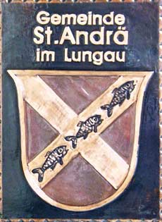 Kupferbild Wappen St-Andrae