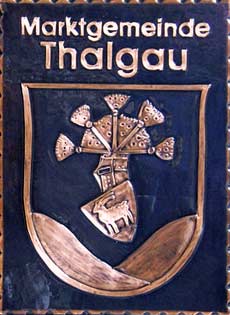 Kupferbild Wappen Thalgau