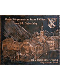 Kupferbild Wappen Tweng