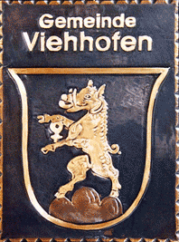                
 Kupferbild                        
  Gemeindewappen                             
Viehhofen           
Bezirk                                        
      Salzburg                                            jedes Bild ein "Unikat"
 Kupferrelief  Handarbeit