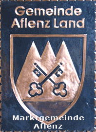                                                                    
Gemeindewappen                      
Gemeinde Aflenz Land  wurde  in die  Marktgemeinde Aflenz  eingemeindet  
 Bezirk Bruck-Mürzzuschlag
                                            
 Steiermark                                                                               jedes Bild ein "Unikat"
 Kupferrelief  Handarbeit