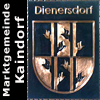 Gemeindewappen Gemeinde  Dienersdorf  Kupferbild am   1. Jänner 2015  mit der  
Marktgemeinde Kaindorf  zusammengeschlossen  Bezirk Hartberg-Fürstenfeld   Steiermark 