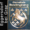  Wappen Gemeinde Brodingberg    1. Jnner 2015  in die Marktgemeinde Eggersdorf bei Graz  eingemeindet  Steiermark 