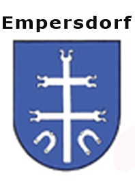                                                                  
Gemeindewappen                         Gemeinde  Empersdorf                                                                         
                                                                                       
               
Bezirk Leibnitz                           
 Steiermark                                                                                jedes Bild ein "Unikat"
 Kupferrelief  Handarbeit