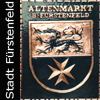 Gemeindewappen  Altenmarkt bei Fürstenfeld  (Ehemalige Gemeinden Altenmarkt bei   Fürstenfeld Speltenbach, Stadtbergen ) ist heute ein Stadtteil der Stadt  Fürstenfeld  