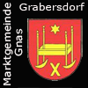 Gemeindewappen Gemeinde Grabersdorf                      
Baumgarten bei Gnas Aug-Radisch, Gnas, Grabersdorf, Maierdorf, Poppendorf, Raning, Trössing und Unterauersbach werden seit 2015 zur Marktgemeinde Gnas     
                               Bezirk Südoststeiermark 