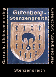                                                    
Gemeindewappen                       
 Gemeinde                       	                
  Gutenberg Stenzengreith                                                                                                                                             
 
Bezirk Weiz
                                                                                    
               
      Steiermark                                                   
                                                                                             
  jedes Bild ein "Unikat"
 Kupferrelief  Handarbeit