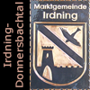    Gemeindewappen der Gemeinde  Irdning - -   Donnersbach  -Irdning - Donnersbachwald seit 1. Jänner 2015 zusammen geschlossen zur Marktgemeinde   Irdning-Donnersbachtal  Bezirk Liezen Steiermark  